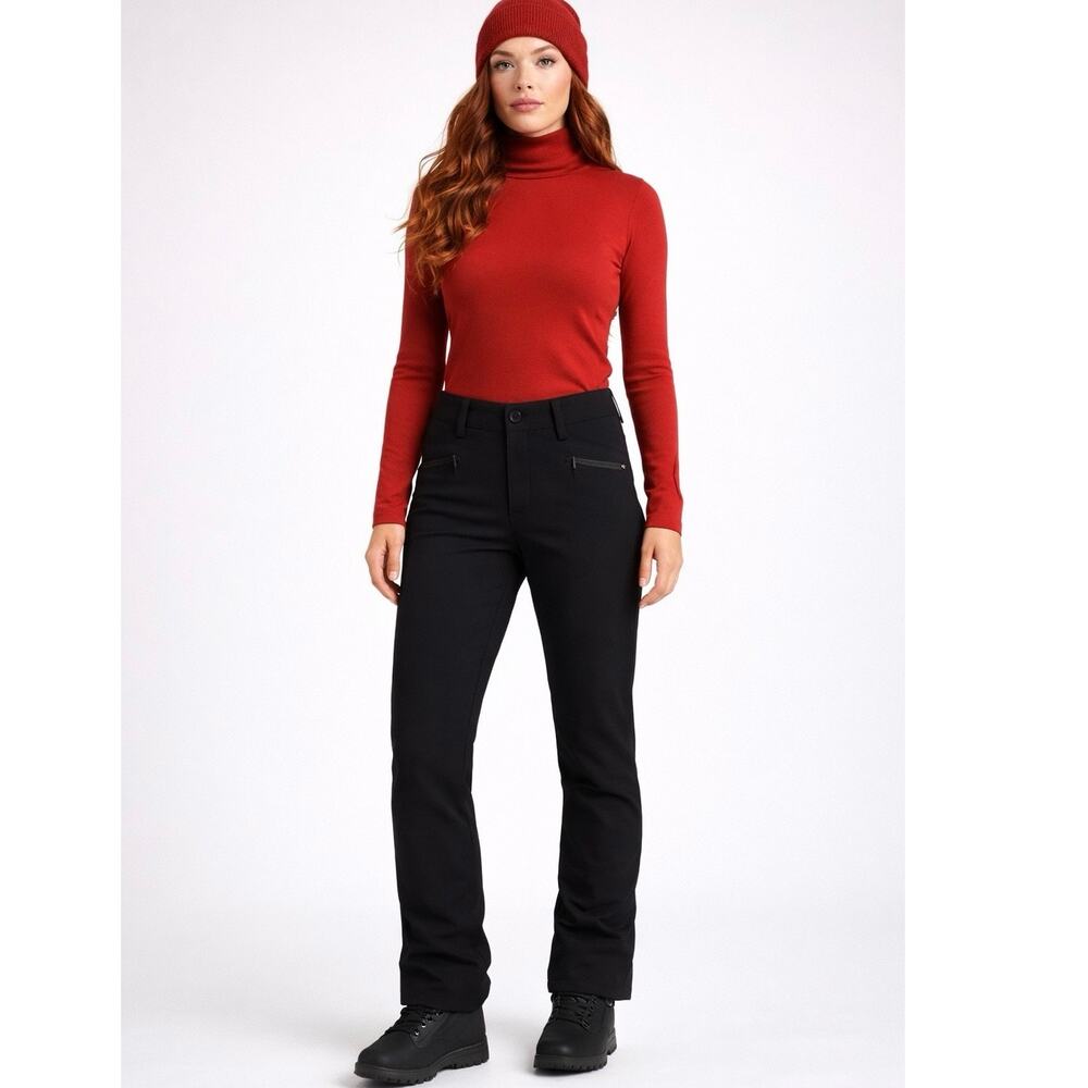 Burton Women’s Softshell Performance Pants Black – Zip Pockets – Size Medium